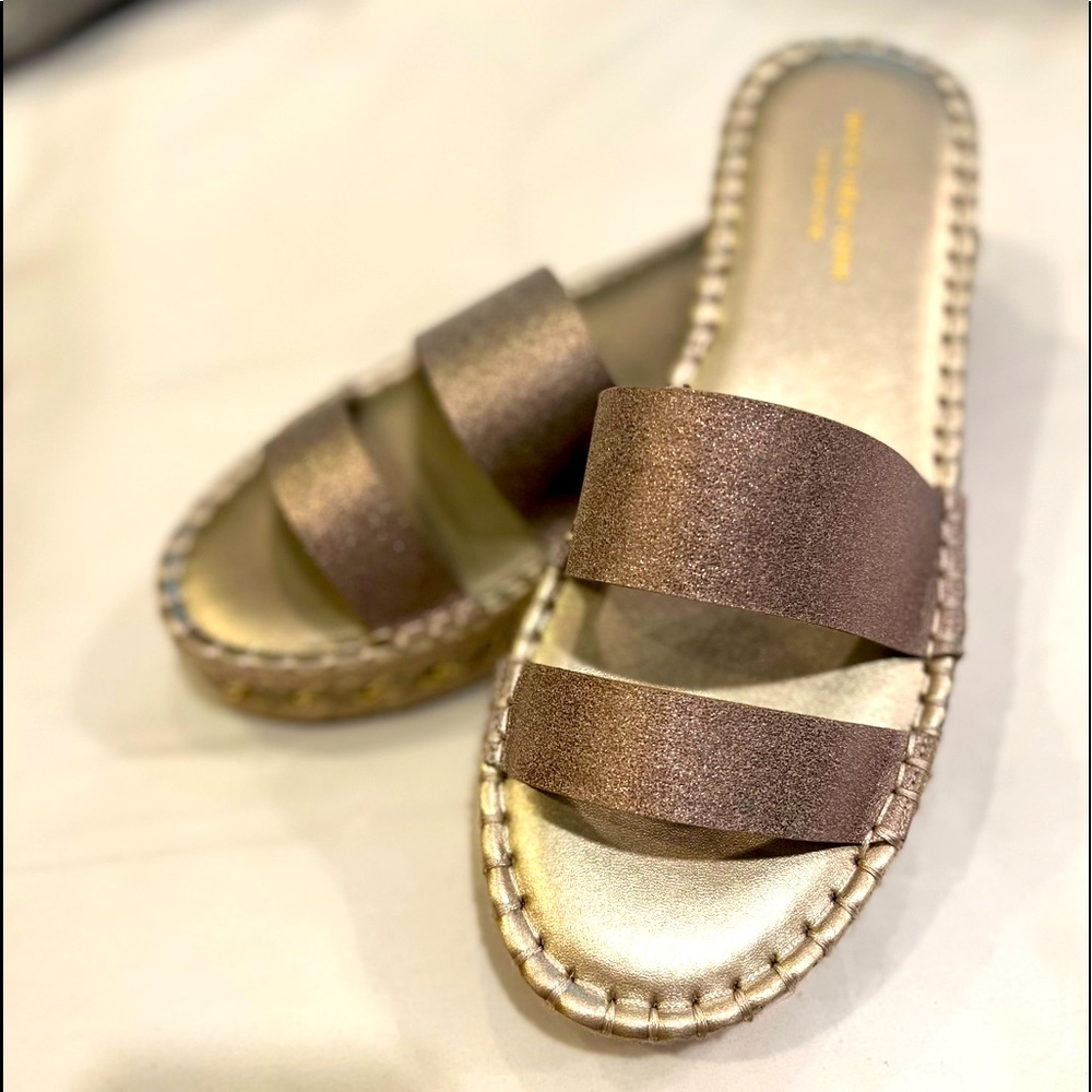 Marc New York- sandals size 9.5; Pewter color